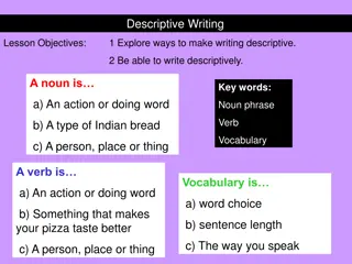 Mastering Descriptive Writing: Techniques and Practice