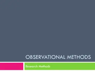 Understanding Observational Research Methods