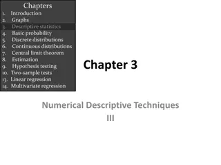 Measures of Linear Relationship in Statistics