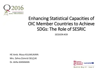 Enhancing Statistical Capacities of OIC Member Countries to Achieve SDGs: The Role of SESRIC