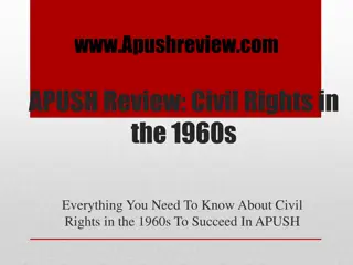 Civil Rights in the 1960s: Key Events and Figures