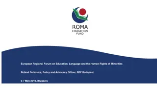 Challenges Faced by Roma Language Education in Europe