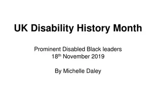 Prominent Disabled Black Leaders in UK Disability History Month - Inspiring Stories