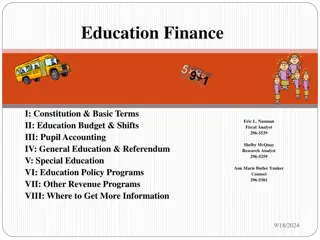 Understanding Education Finance: Key Concepts and Terms