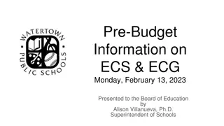 Education Funding and Excess Cost Grant Overview in Watertown Public Schools