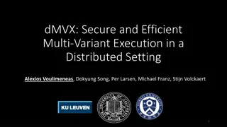 Secure and Efficient Multi-Variant Execution in Distributed Settings