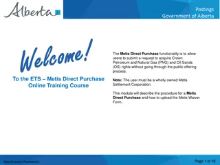 Guide to Metis Direct Purchase Process in Alberta