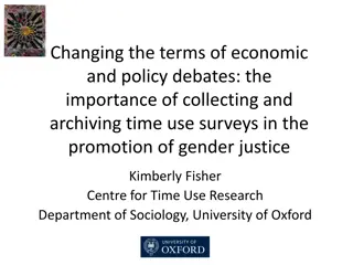 The Importance of Time-Use Surveys in Promoting Gender Justice