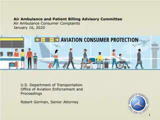 The U.S. Department of Transportation's Office of Aviation Enforcement and Proceedings