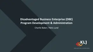 Developing and Administering a DBE Program for Small Businesses