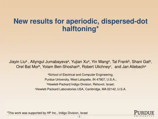 Advancements in Aperiodic Dispersed-Dot Halftoning Using Direct Binary Search