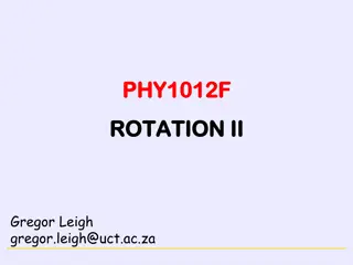 Conservation Laws in Rotational Energy