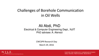 Challenges of Borehole Communication in Oil Wells