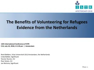 Exploring the Benefits of Volunteering for Refugees in the Netherlands