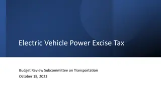 Electric Vehicle Power Excise Tax Regulations Overview