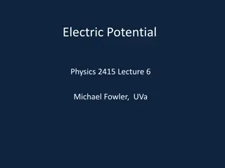 Electric Potential and Gravitational Energy in Physics