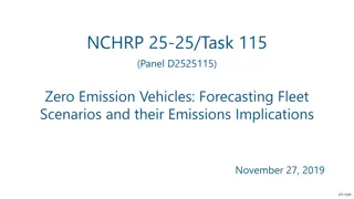 Zero Emission Vehicles: Forecasting Fleet Scenarios & Emissions Implications