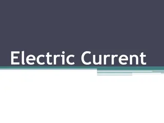 Electric Current and Electric Potential Difference