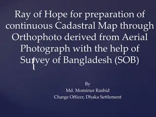 High-Tech Survey Methods for Continuous Cadastral Map Generation