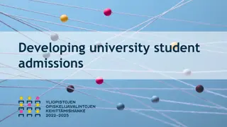 Enhancing University Student Admissions Procedures: Challenges and Solutions