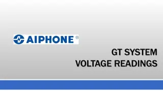 Voltage Readings and Rules for Troubleshooting Wiring and System Issues