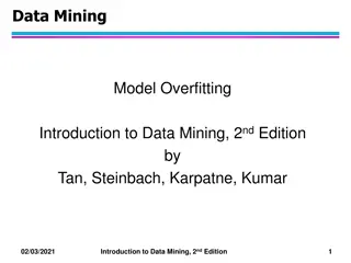 Overfitting in Data Mining Models