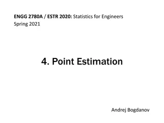 Point Estimation and Maximum Likelihood in Statistics