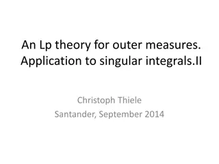 An Lp Theory for Outer Measures: Application to Singular Integrals II