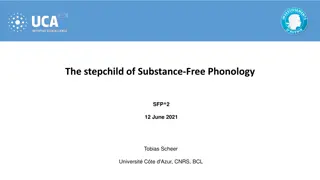 Exploration of Substance-Free Phonology and Phonological Theory