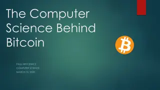 Exploring the Computer Science Behind Bitcoin