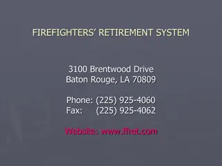 Firefighters Retirement System Overview