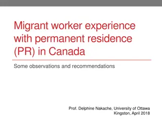 Migrant Worker Experiences in Canada