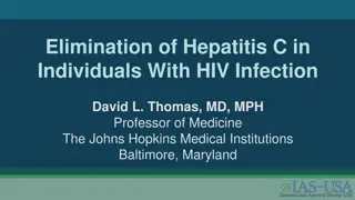 Elimination of Hepatitis C in Individuals With HIV Infection