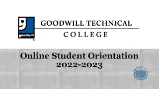 Goodwill Technical College: Student Information and Guidelines