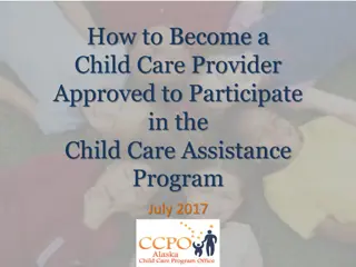 Becoming a Child Care Provider for Child Care Assistance Program