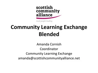 Community Learning Exchange Blended: Empowering Community Groups