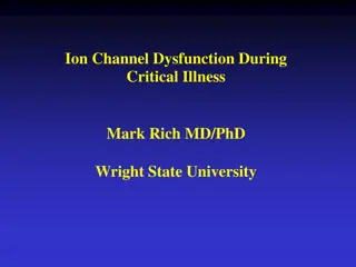 Ion Channel Dysfunction in Critical Illness