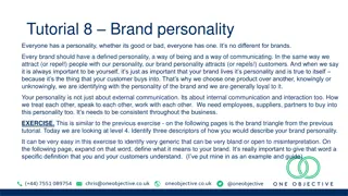 Brand Personality: A Key Element in Customer Attraction