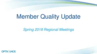 Member Quality Update: Enhancing Strategic Anchors and Department Goals