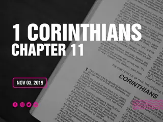 Understanding Spiritual Headship and Head Covering in Corinthians