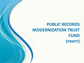 Public Records Modernization Trust Fund Overview