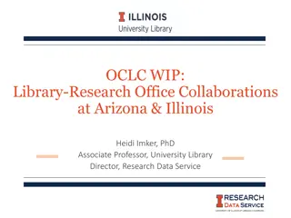 Library-Research Office Collaborations: Strategies for Funding Research Data Service (RDS) at Arizona & Illinois