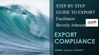 Comprehensive Guide to Export Compliance by Beverly Johnson