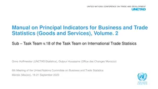 Manual on Principal Indicators for Business and Trade Statistics - Volume 2