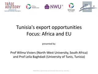 Tunisia's Export Opportunities Focus: Africa and EU Presentation