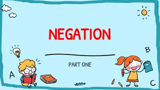 Negation in Grammar: Definition, Formation, and Examples