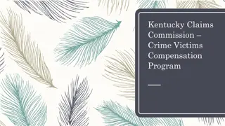 Kentucky Crime Victims Compensation Program Overview