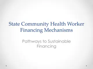 Sustainable Financing Mechanisms for Community Health Worker Programs