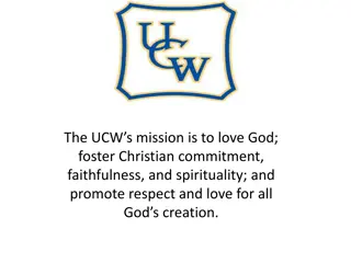 Celebrating 60 Years of UCW: Past Achievements and Future Goals