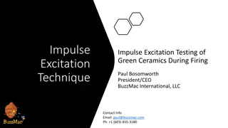 Impulse Excitation Technique for Monitoring Green Ceramics During Firing